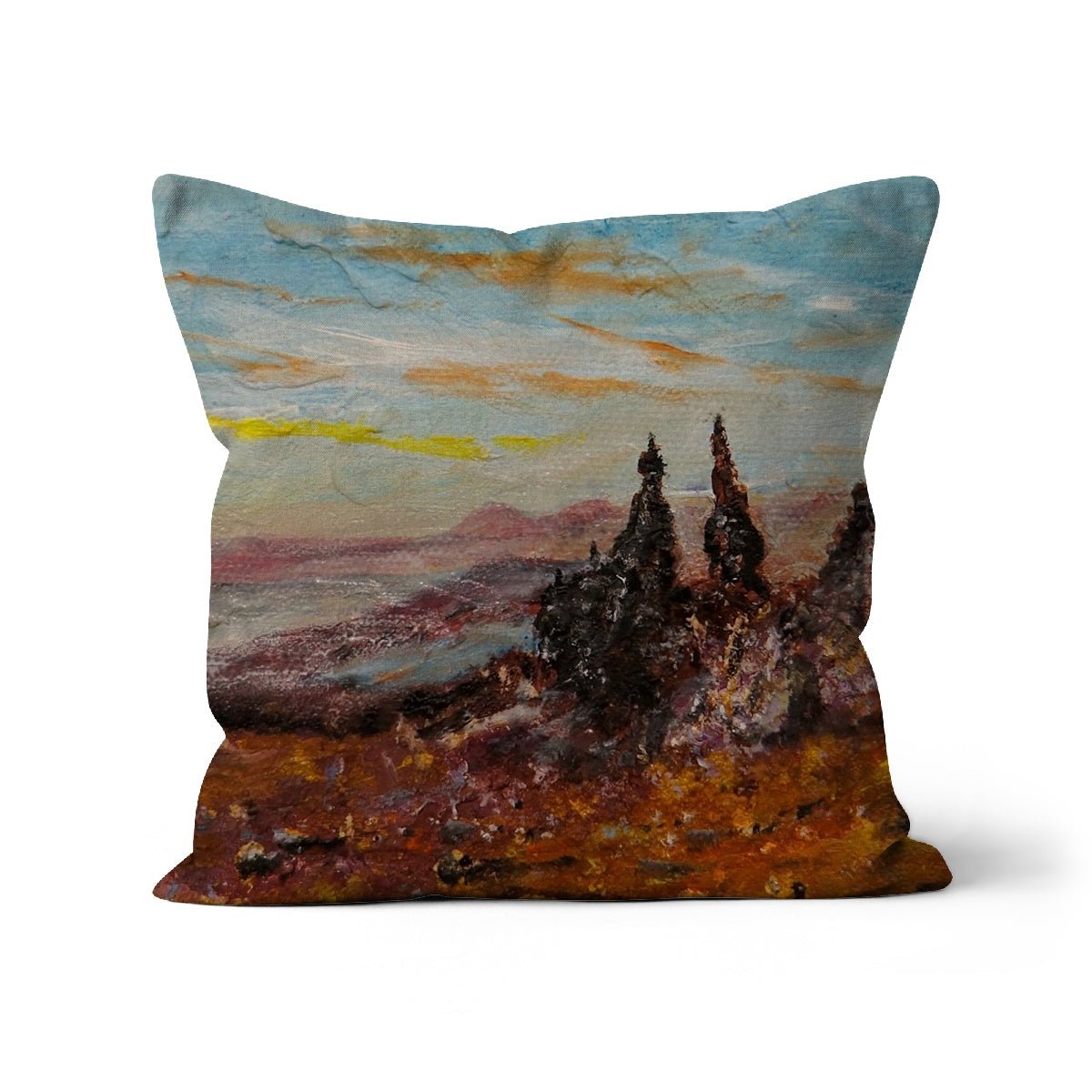 The Old Man Of Storr Skye Art Gifts Cushion