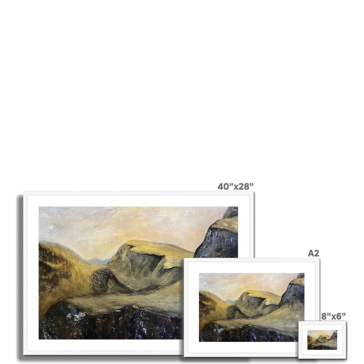 The Quiraing Framed & Mounted Print.