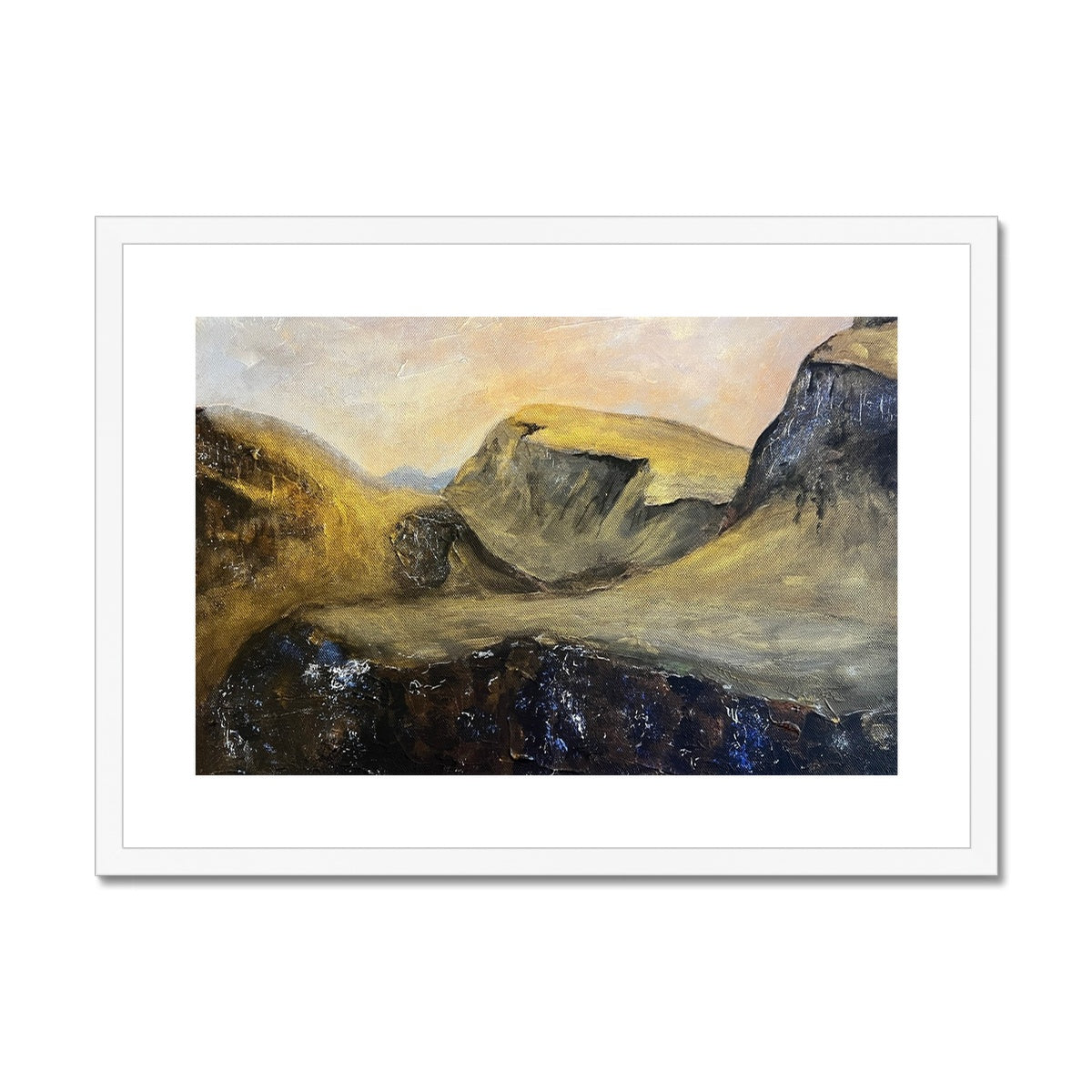 The Quiraing Skye Painting | Framed &amp; Mounted Prints From Scotland