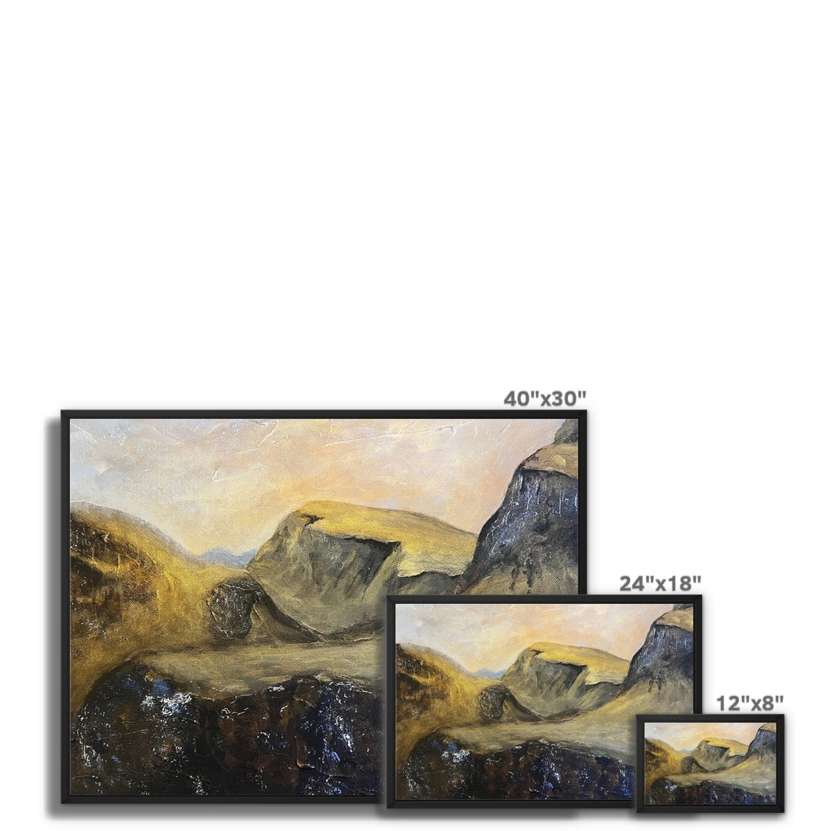 The Quiraing Skye Painting | Framed Canvas Prints From Scotland