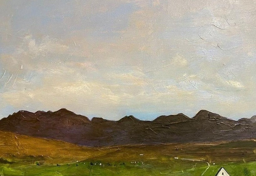 The Road To Carbost Skye Scottish Landscape Painting