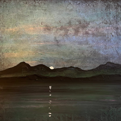 The Sleeping Warrior Moonlight Arran | Scotland In Your Pocket | Scottish Art Gifts