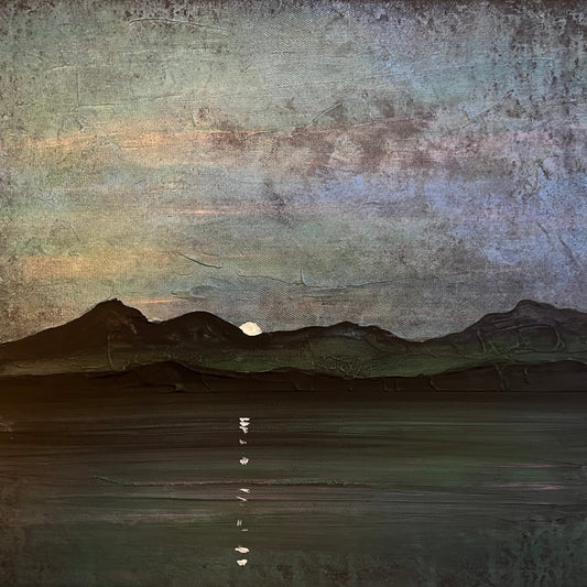 The Sleeping Warrior Moonlight Arran | Scotland In Your Pocket | Scottish Art Gifts