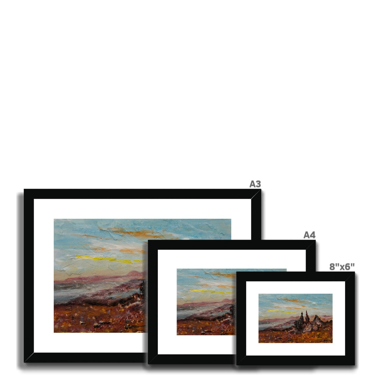 The Storr Skye Painting | Framed &amp; Mounted Prints From Scotland