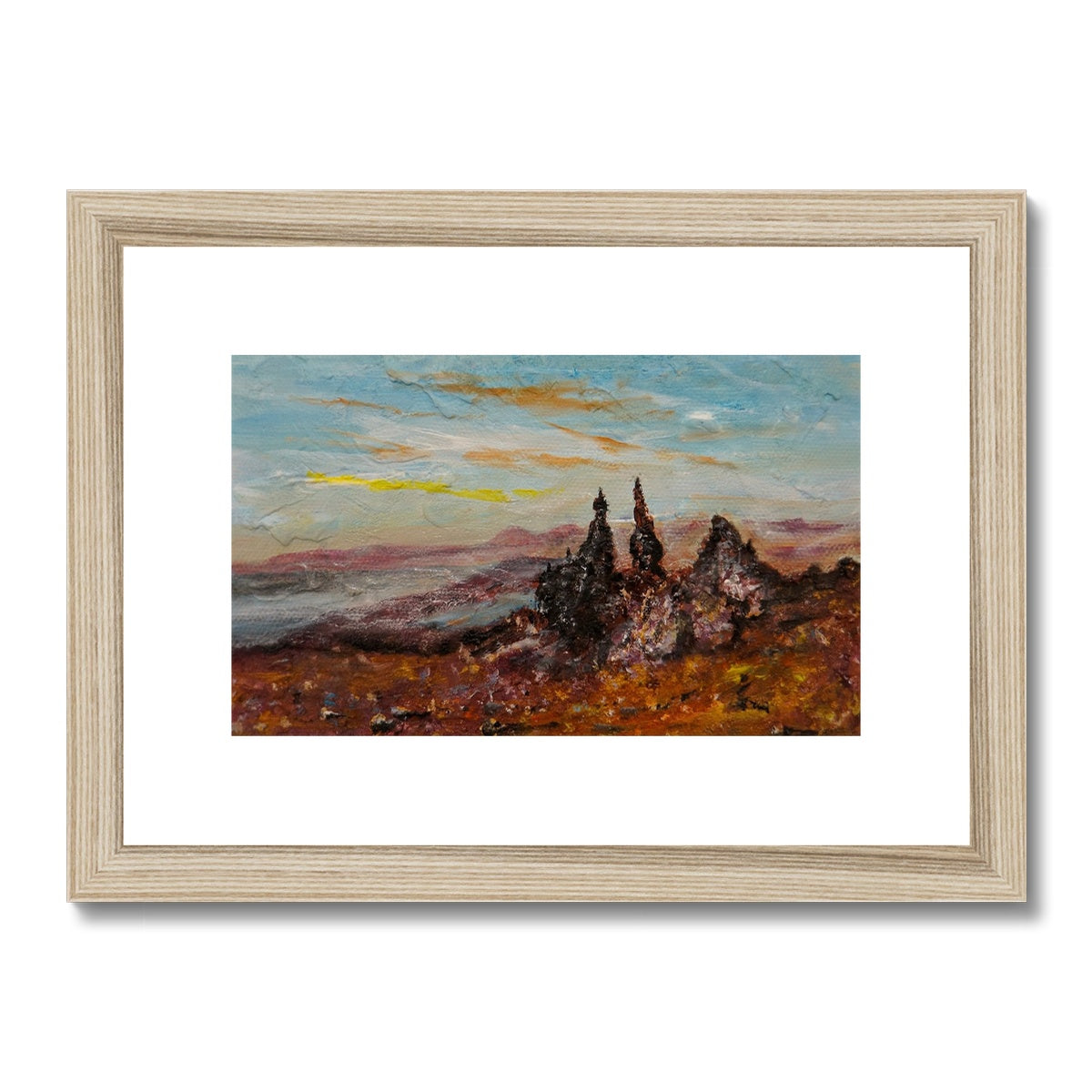 The Storr Skye Painting | Framed &amp; Mounted Prints From Scotland