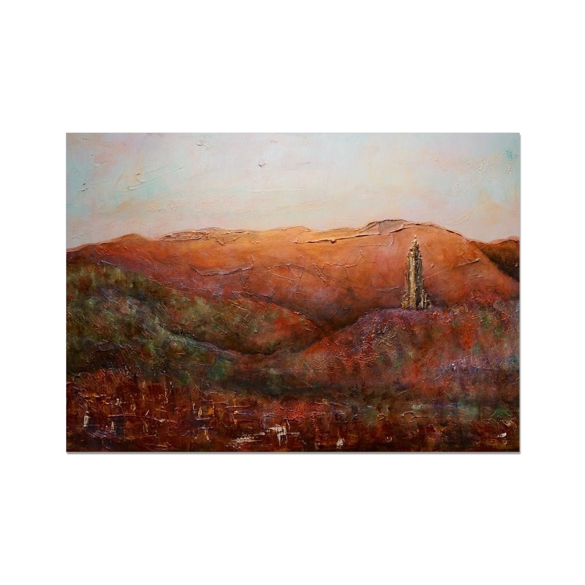 The Wallace Monument Painting | Signed Art Prints From Scotland | By Scottish Artist Hunter