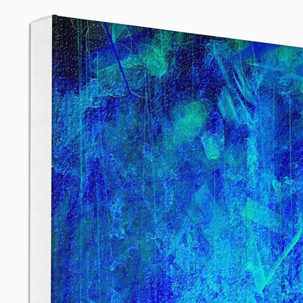 The Waterfall Abstract Painting | Canvas From Scotland