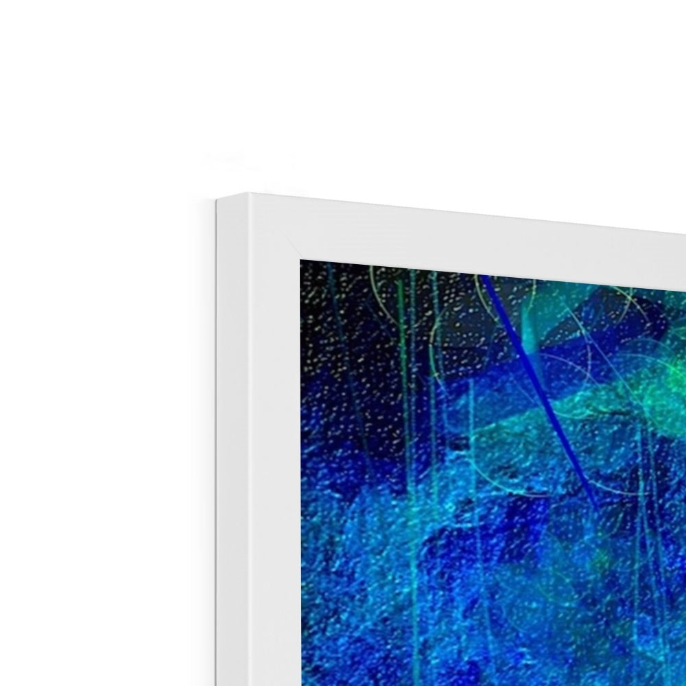 The Waterfall Abstract Painting | Framed Prints From Scotland