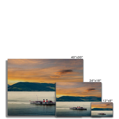 The Waverley Canvas | River Clyde Art Gallery | Paintings, Prints, Homeware and Art Gifts From Scotland By Scottish Artist Kevin Hunter