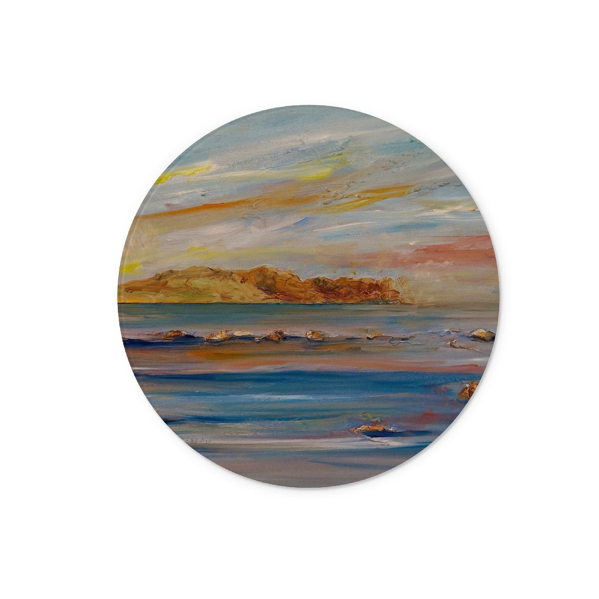 Tiree Dawn Art Gifts Glass Chopping Board