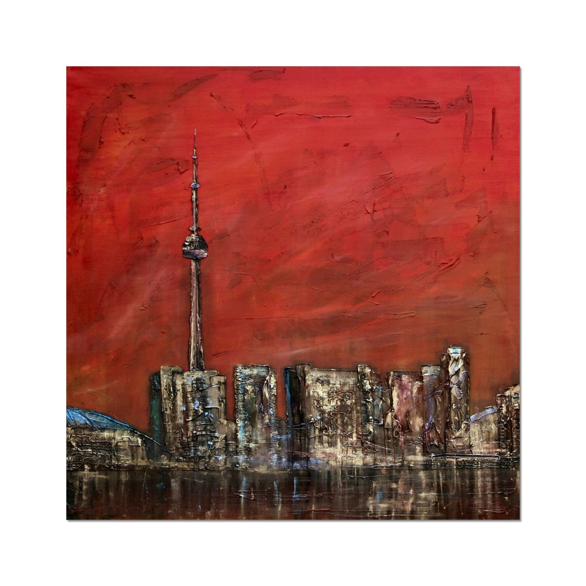 Toronto Sunset Painting | Fine Art Prints From Scotland