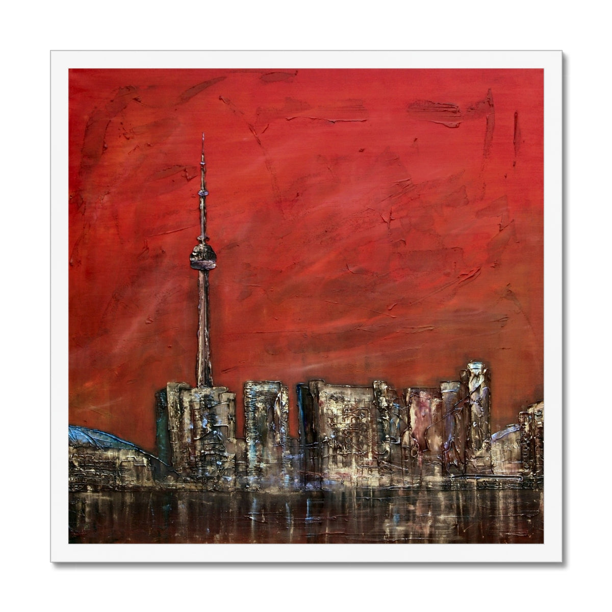 Toronto Sunset Painting | Framed Prints From Scotland