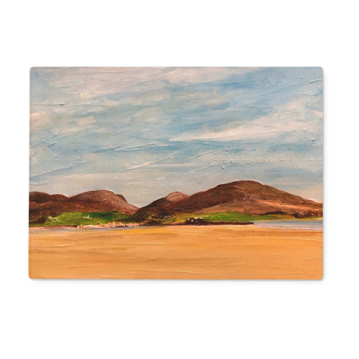 Uig Sands Lewis Art Gifts Glass Chopping Board