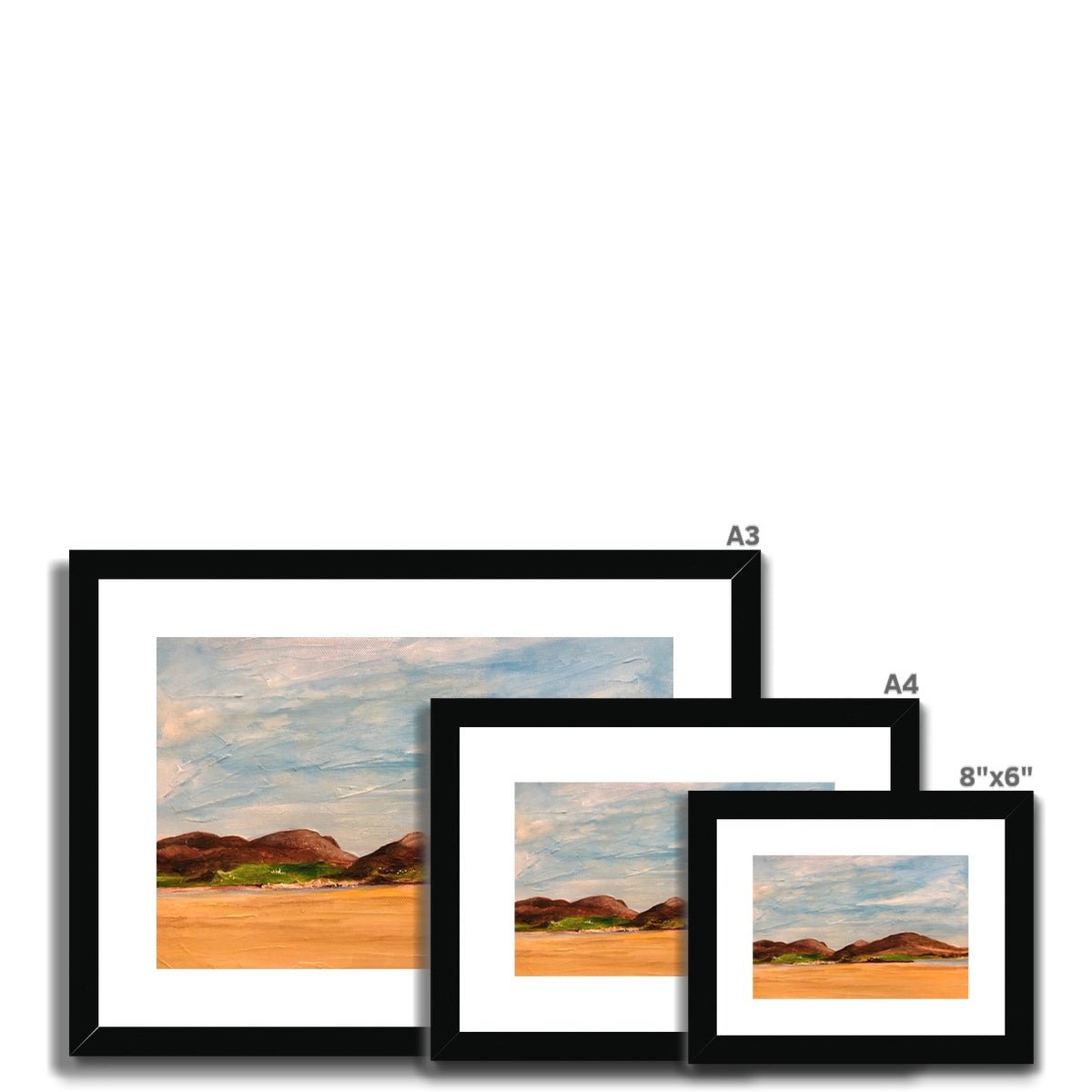 Uig Sands Lewis Painting | Framed & Mounted Prints From Scotland