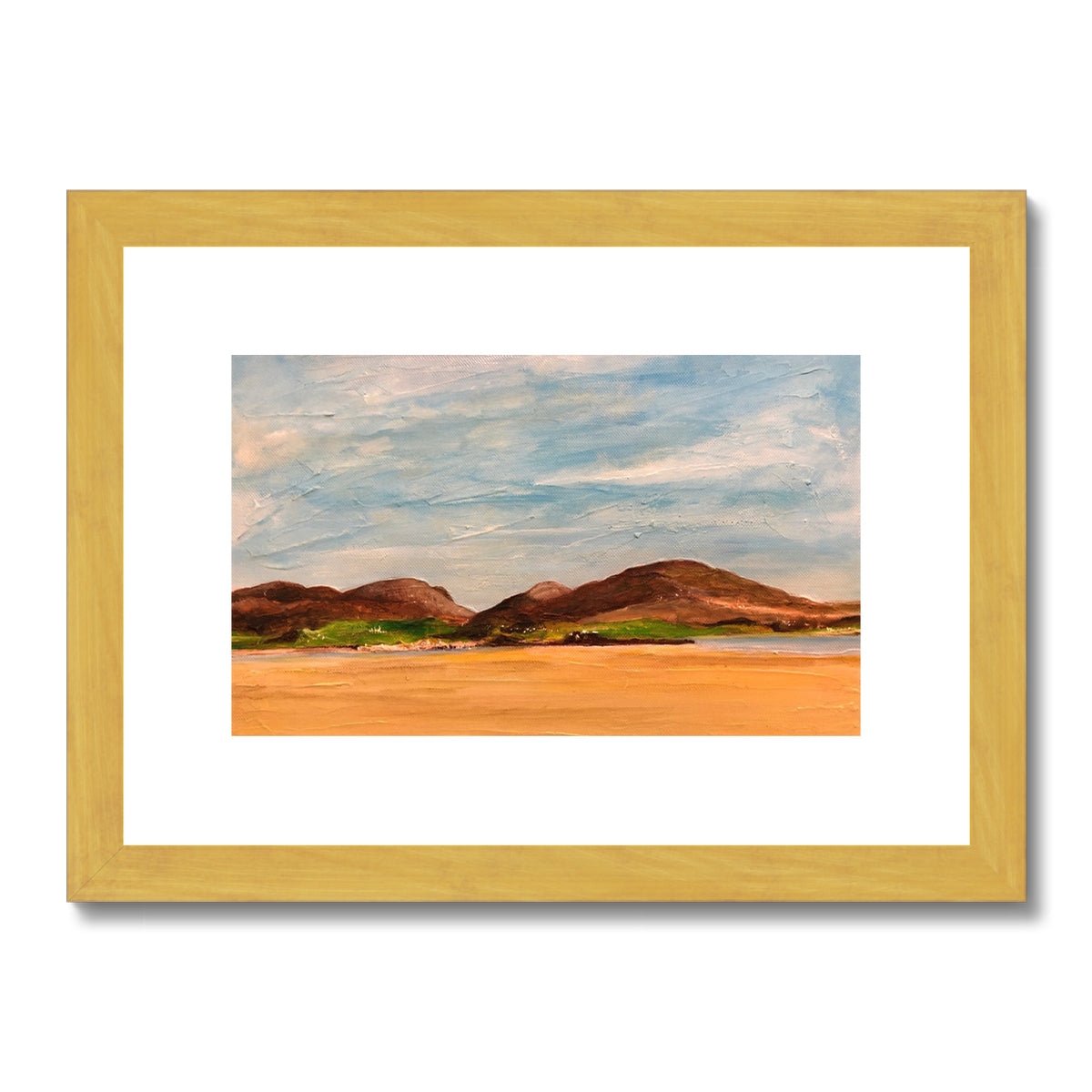 Uig Sands Lewis Painting | Antique Framed & Mounted Prints From Scotland