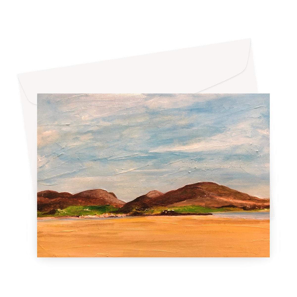 Uig Sands Lewis Scottish Art Gifts Greeting Card