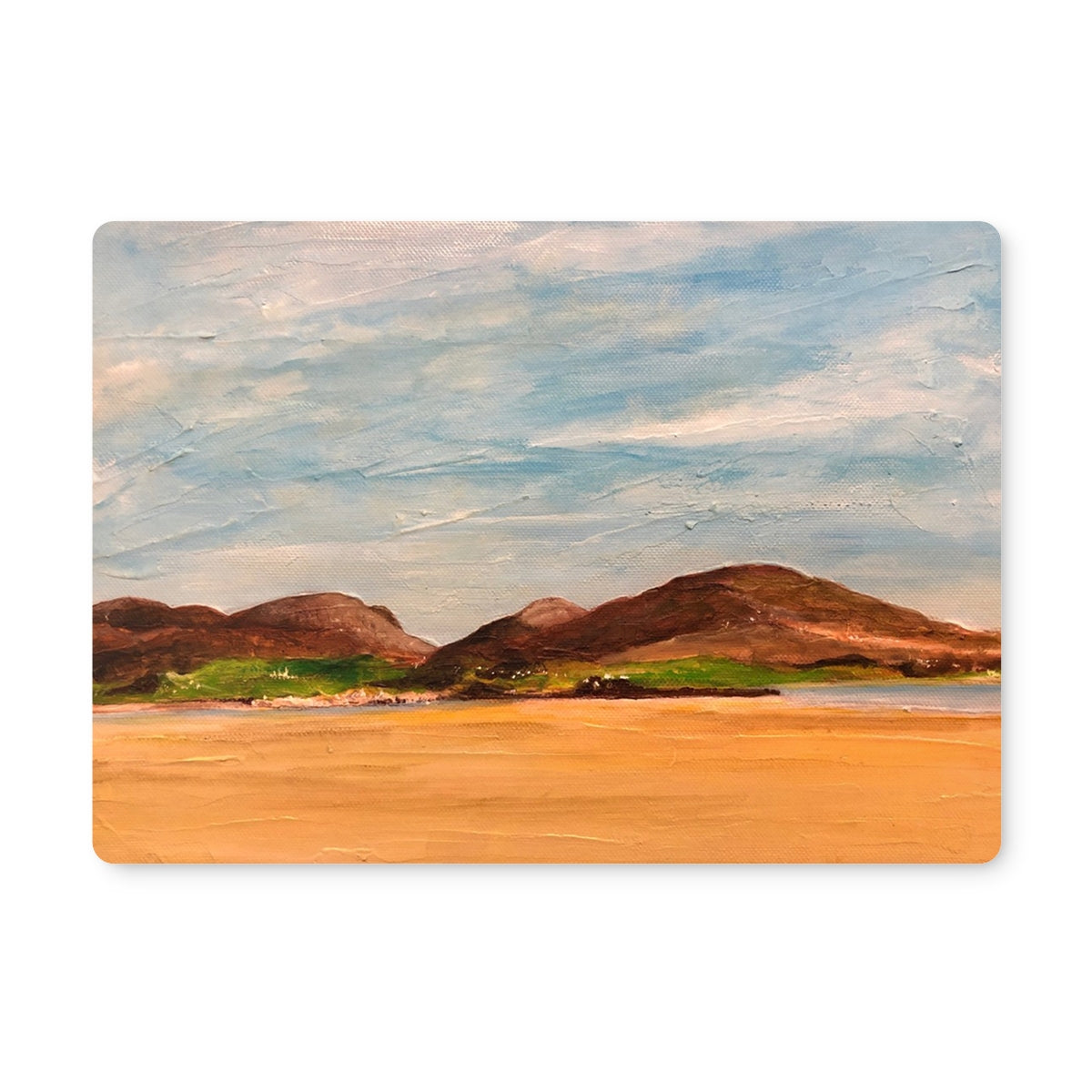 Uig Sands Lewis | Scottish Art Gifts | Placemat | Hebridean Islands Art Gallery | Paintings, Prints, Homeware and Art Gifts From Scotland By Scottish Artist Kevin Hunter