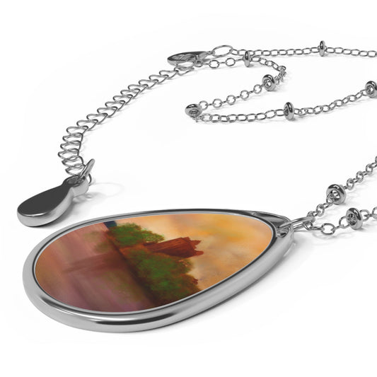 Urquhart Castle Art Necklace | Scottish Art Gifts