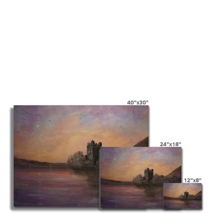 Urquhart Castle Moonlight Canvas