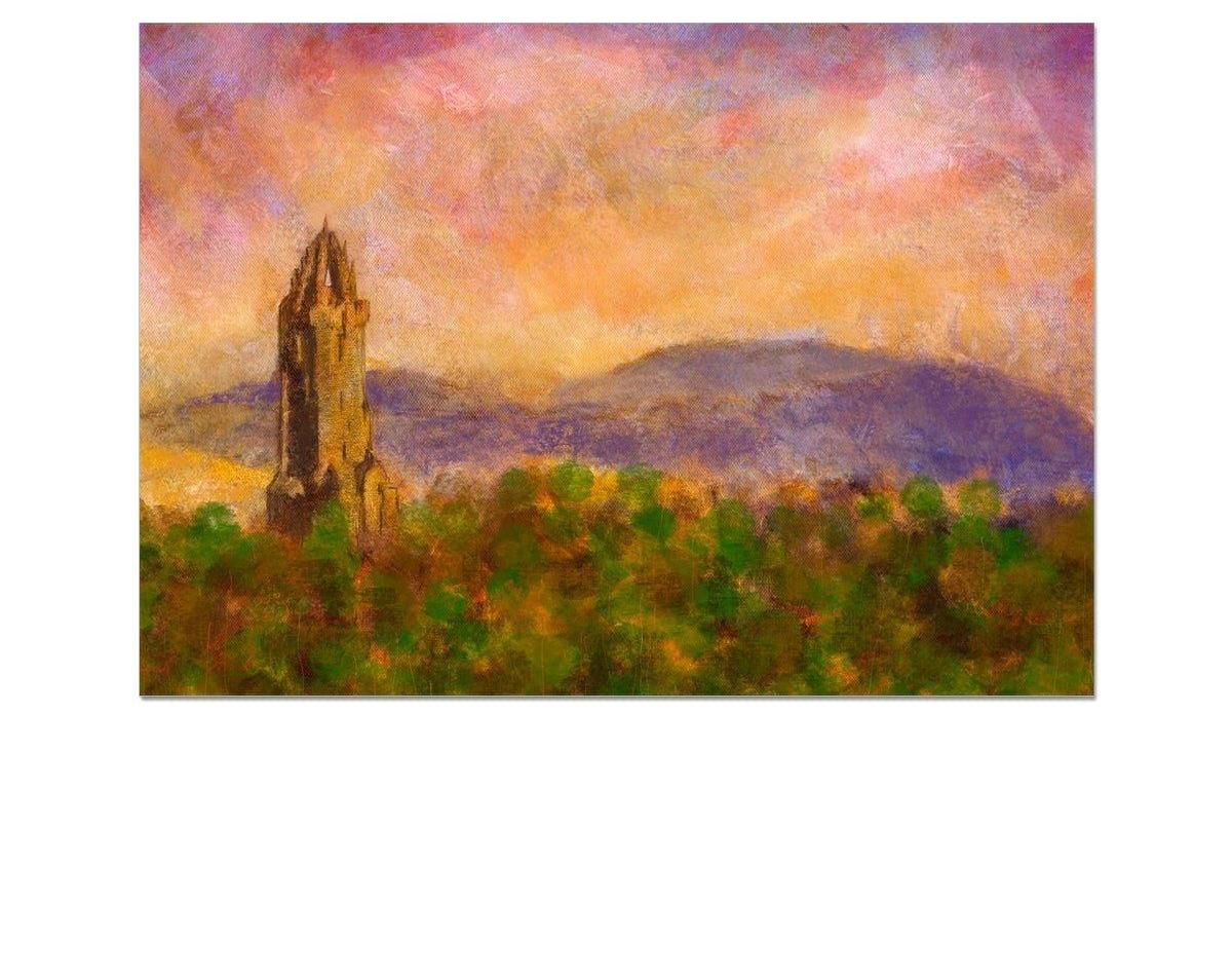 Wallace Monument Dusk-art-painting-scotland