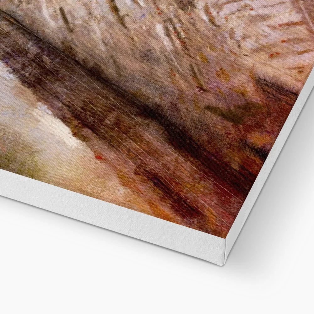Wallace Monument Moonlight Canvas - Historic & Iconic Art Gallery Scotland Worldwide Shipping Scottish Castles Paintings and Fine Prints