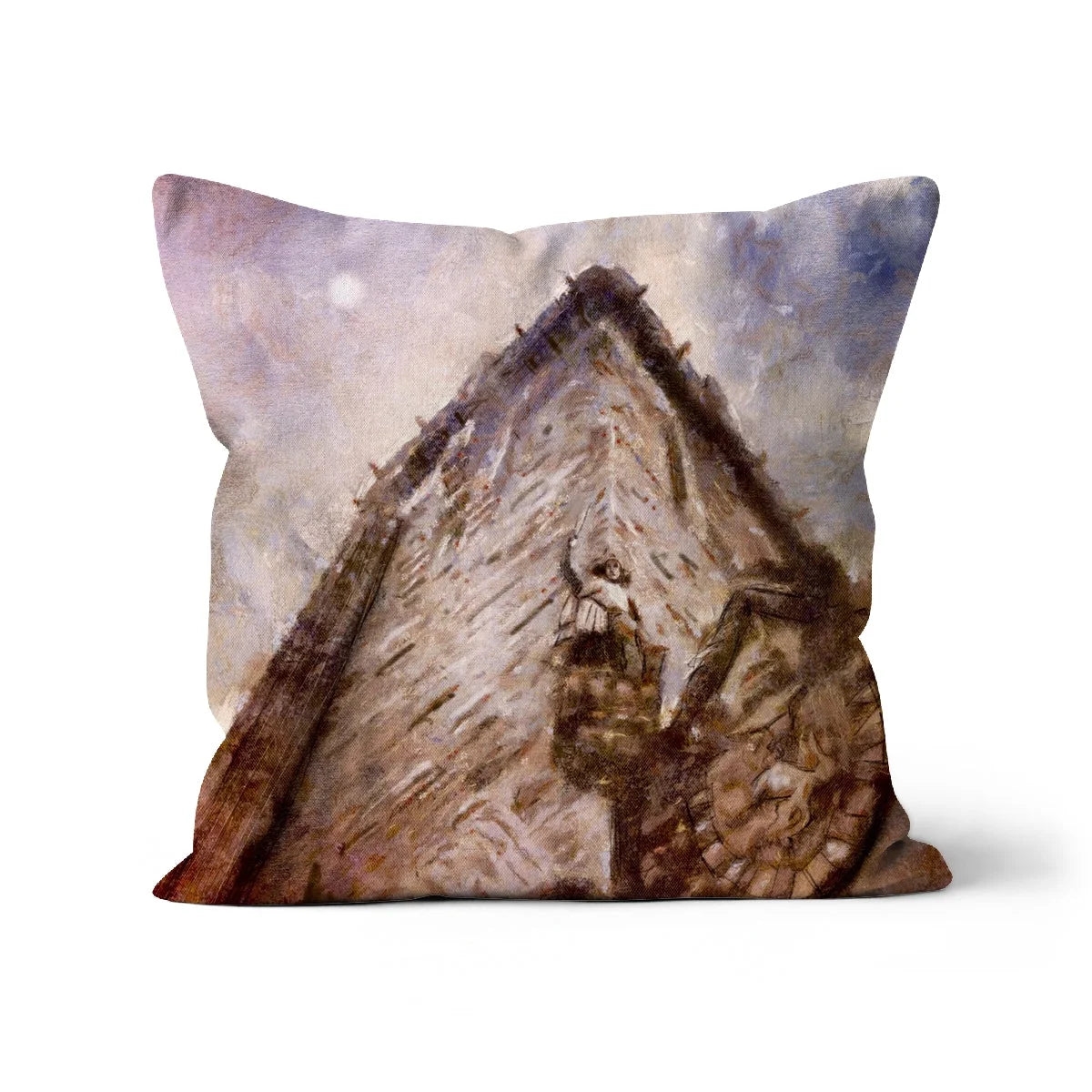 Wallace Monument Moonlight Cushion - Historic & Iconic Art Gallery Scotland Worldwide Shipping Scottish Castles Paintings and Fine Prints