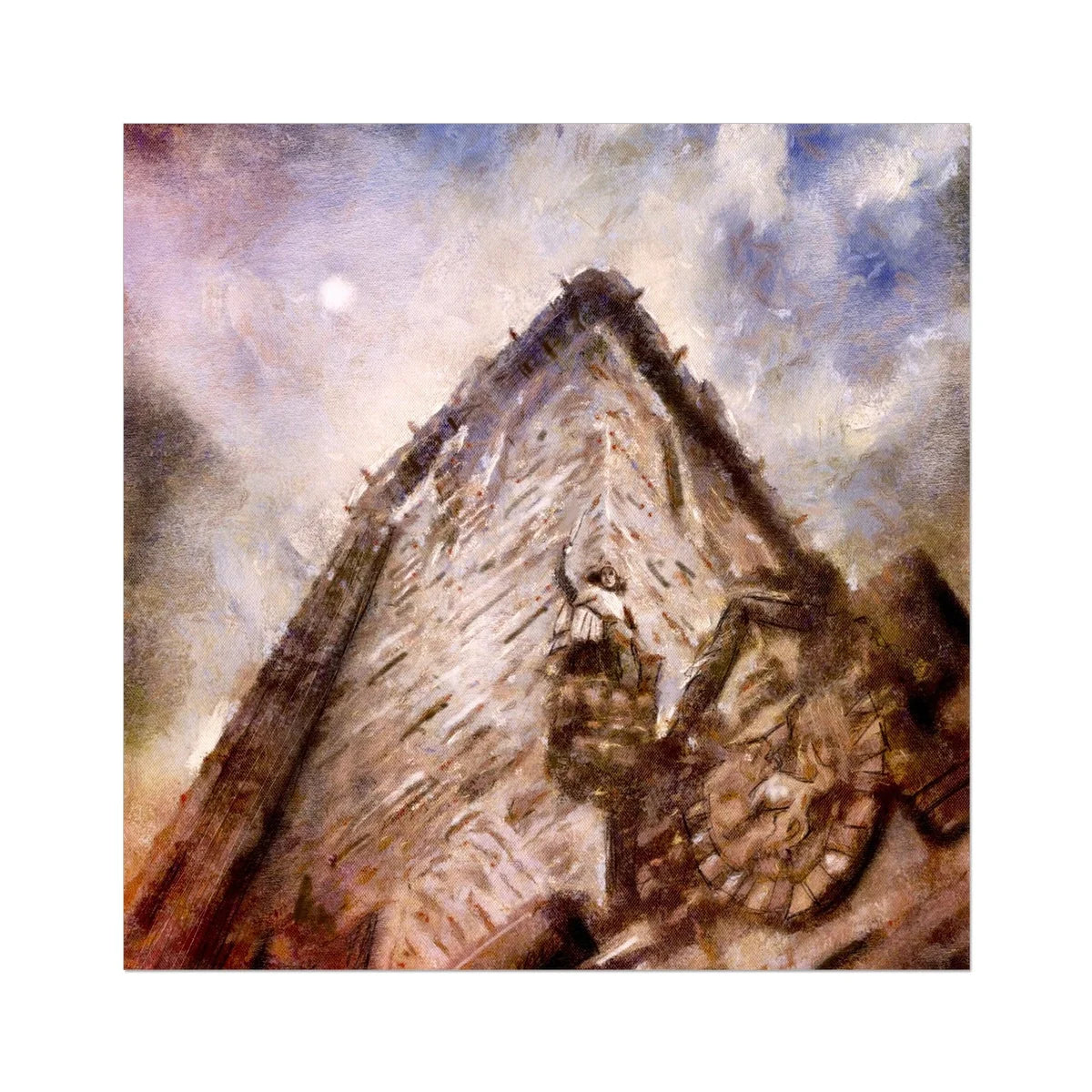 Wallace Monument Moonlight Fine Art Print - Historic & Iconic Gallery Scotland Worldwide Shipping Scottish Castles Paintings and Prints