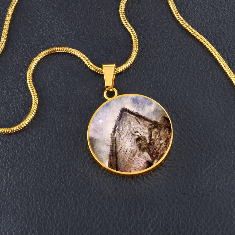 Wallace Monument Moonlight | Scottish Art Jewelry | Luxury Designer Necklace