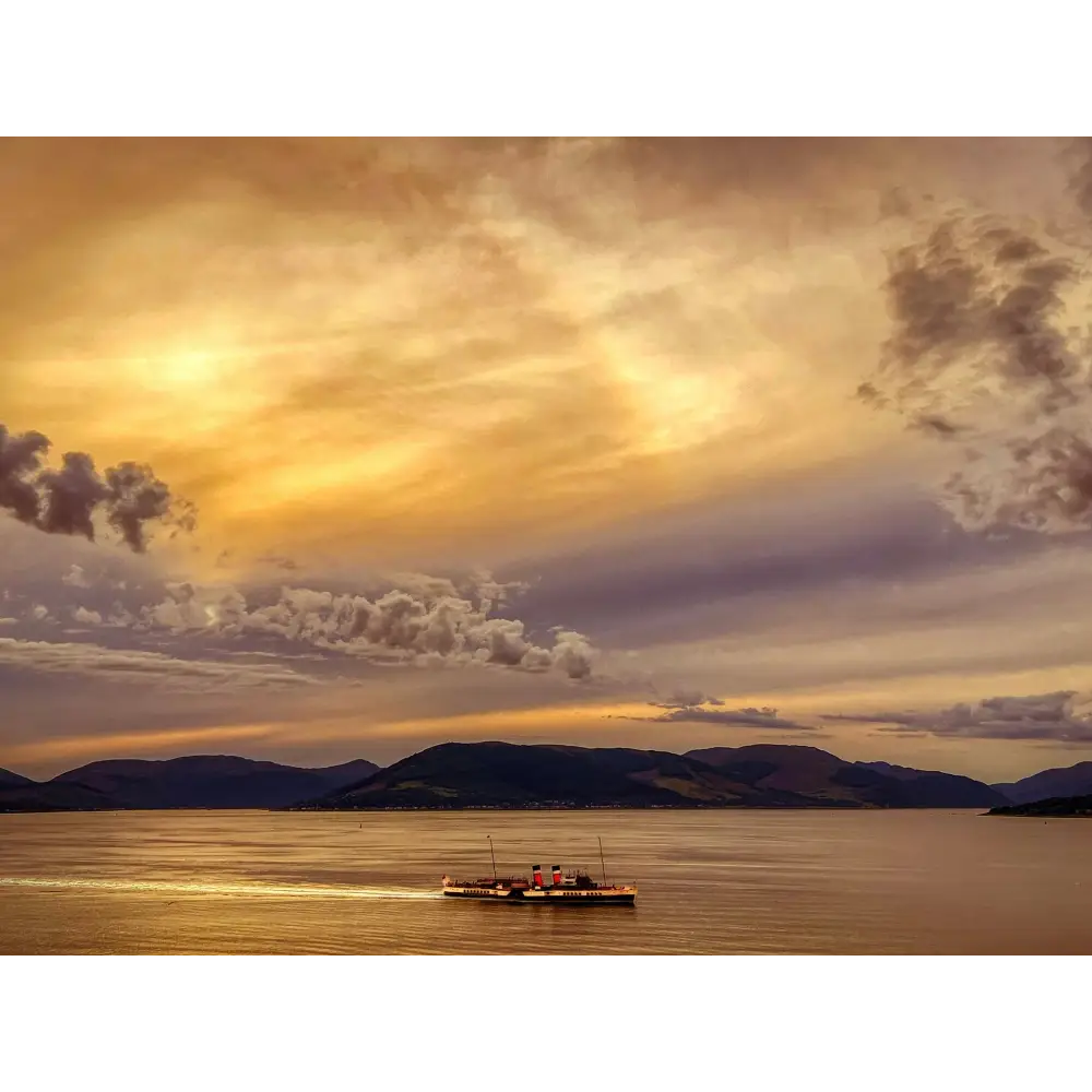 Waverley Sunset - Scottish Photography Prints - River Clyde Art Gallery Scotland