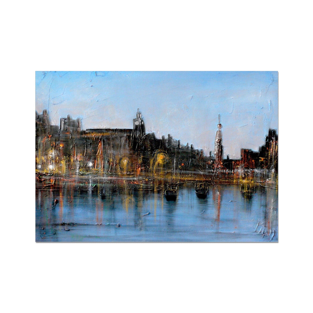 Winter In Amsterdam Prints | World Art Gallery | Paintings, Prints, Homeware and Art Gifts From Scotland By Scottish Artist Kevin Hunter