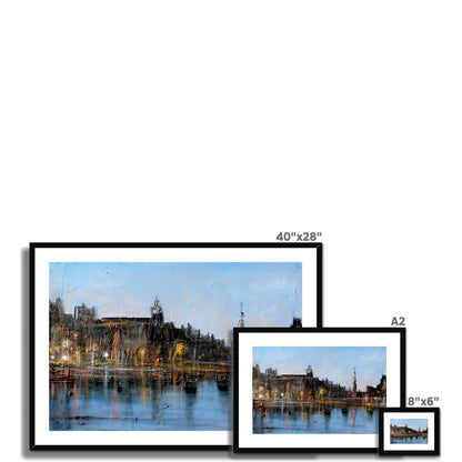 Winter In Amsterdam Painting | Framed &amp; Mounted Prints From Scotland