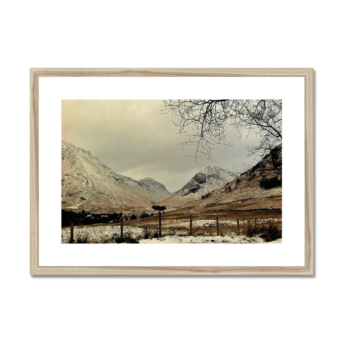 Winter In Glencoe Scottish Landscape Photography | Framed & Mounted Prints From Scotland