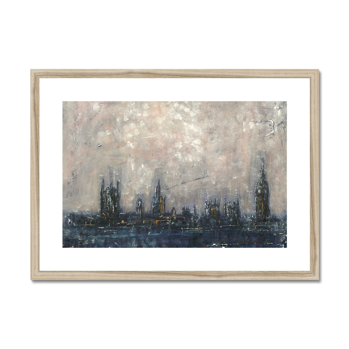 Winter In London Painting | Framed & Mounted Prints From Scotland