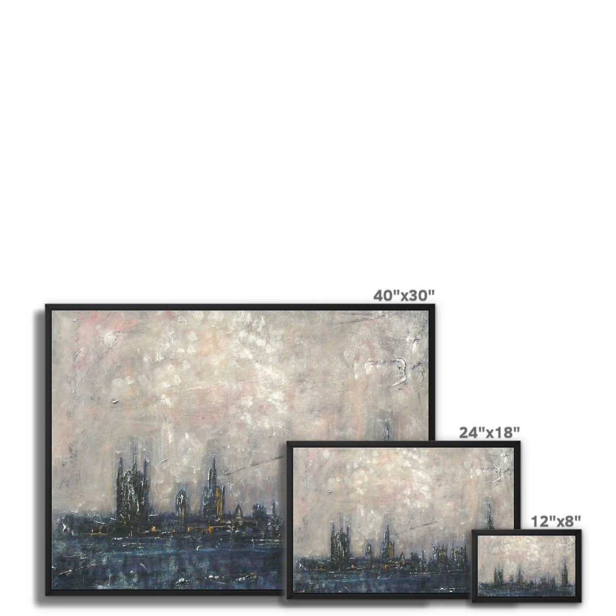 Winter In London Painting | Framed Canvas Prints From Scotland