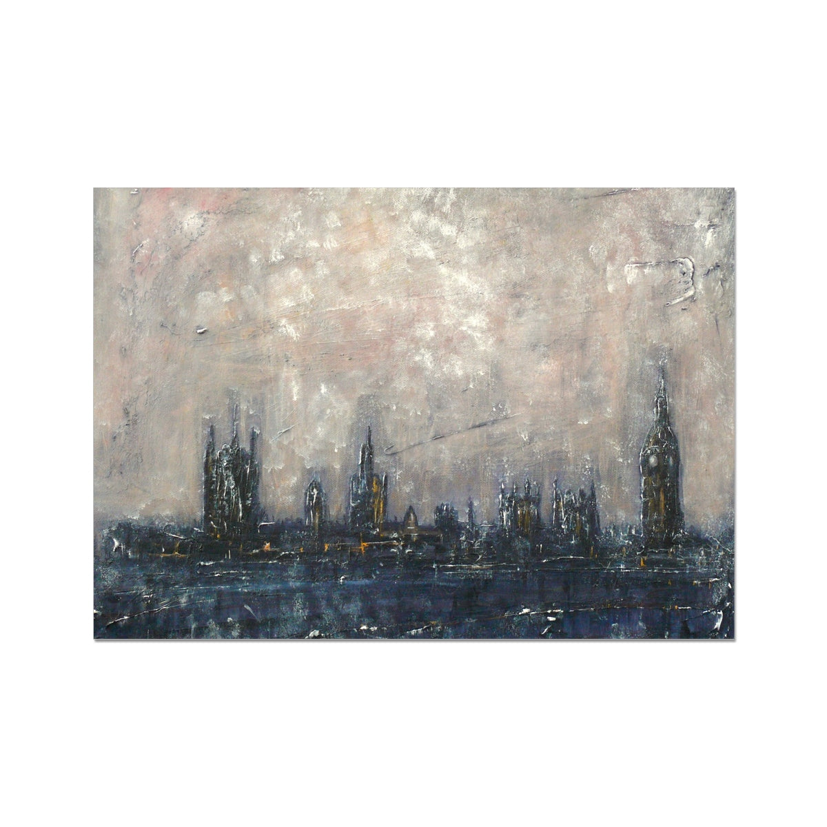 Winter In London Painting | Signed Art Prints From Scotland | By Scottish Artist Hunter