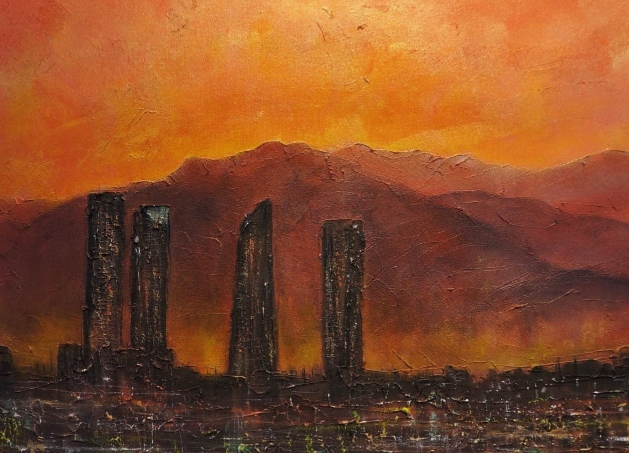Winter In London Scottish Landscape Painting