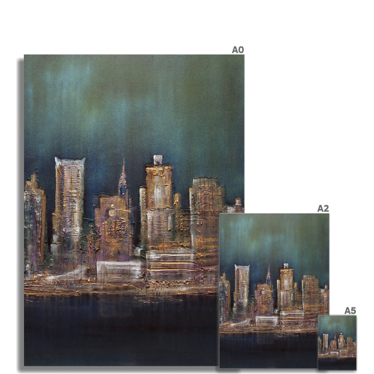 World Paintings - ' New York West Side ' Fine Art Print
