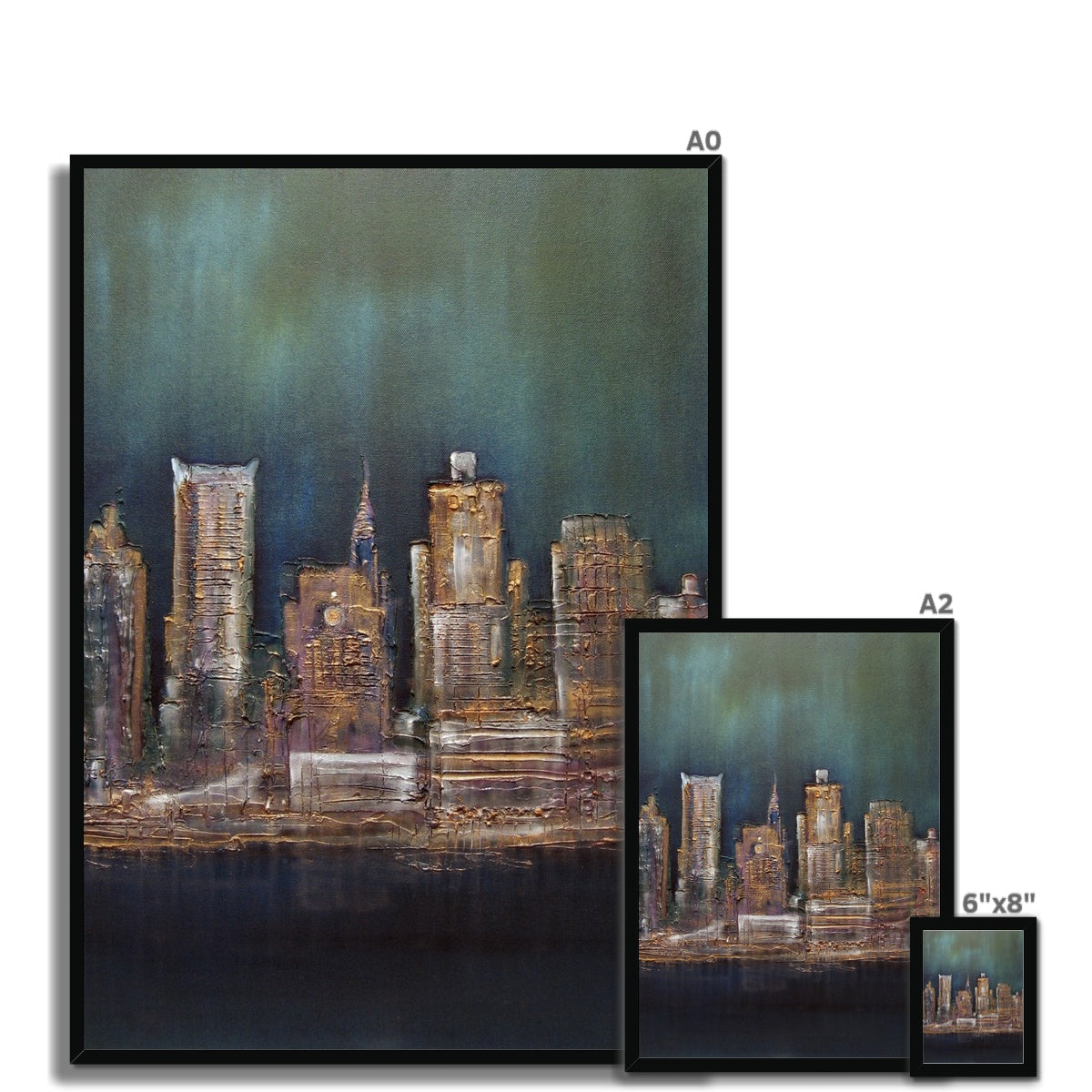 World Paintings - ' New York West Side ' Framed Print