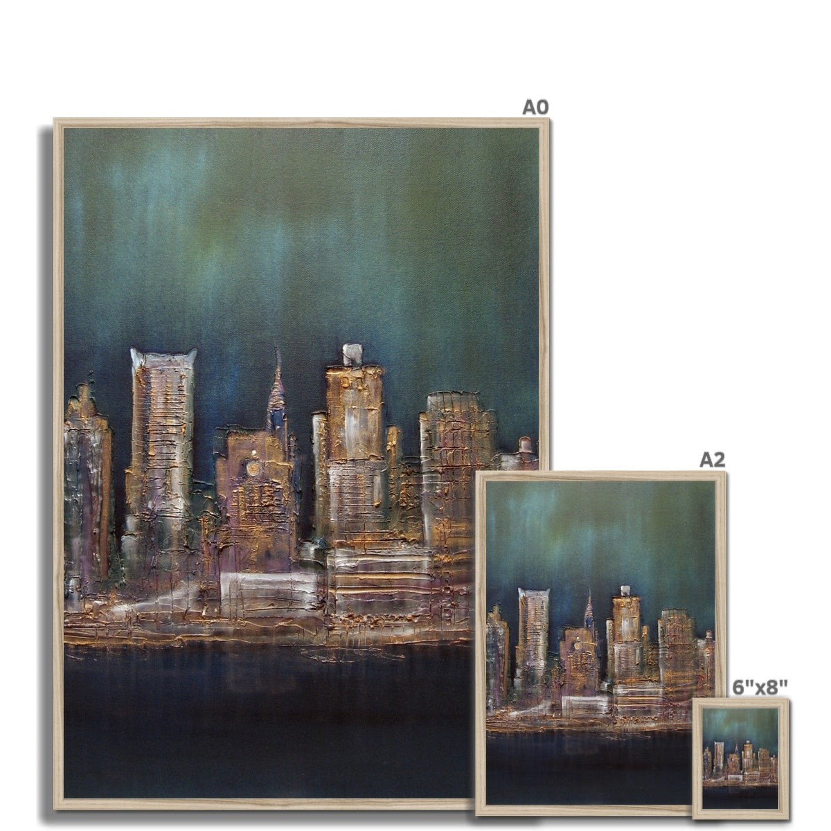 World Paintings - ' New York West Side ' Framed Print